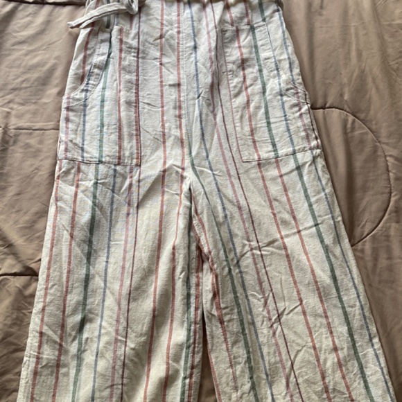 American Eagle V-Neck Striped Jumpsuit - Picture 10 of 10